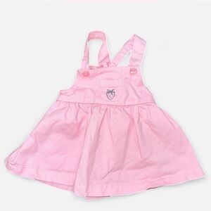 Carter's Light Pink Strawberry Pinafore One-Piece